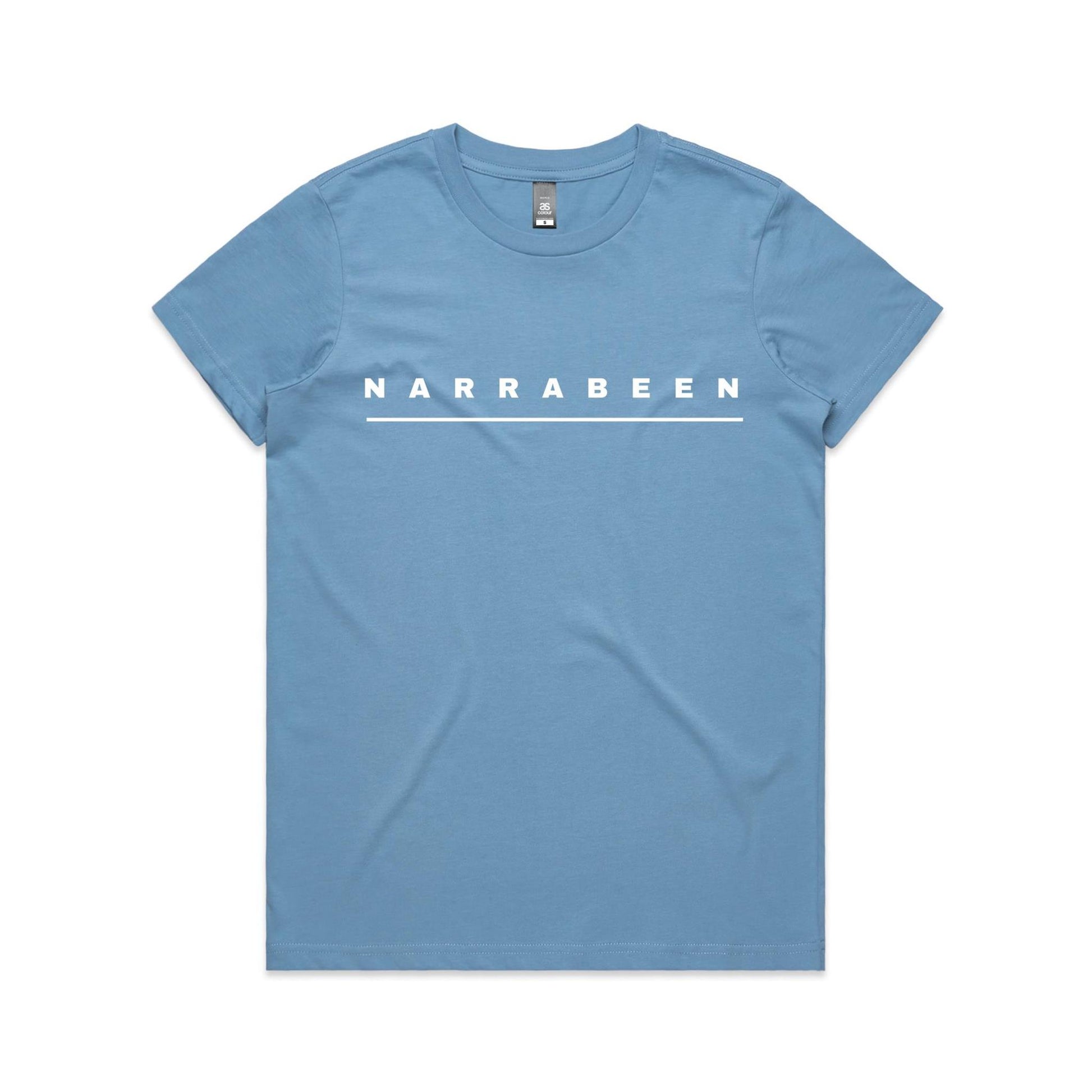 Lost Manly custom logo Narrabeen edition AS Colour Women's Maple Tee - Lost Manly Shop