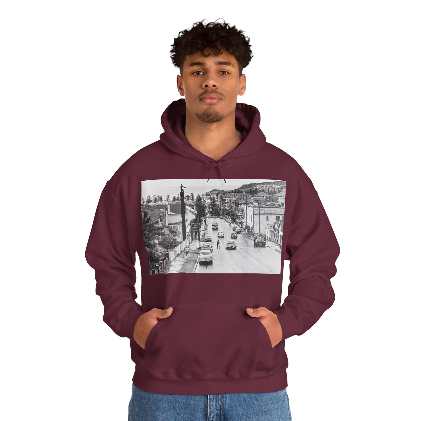 Lost Manly Custom Designed Vintage Print Hoodies - Front, Back or Both!