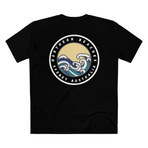 Northern Beaches front/back Logo Adult T-Shirt 