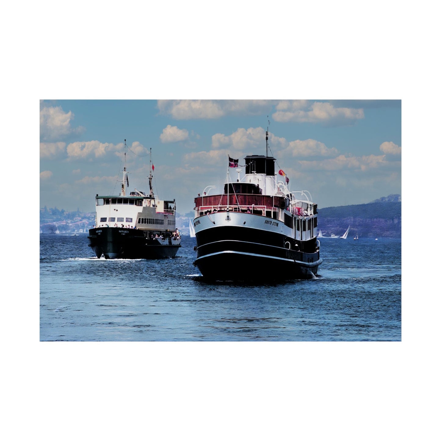 South Steyne Returns to Manly Escorted by MV Narrabeen January 1993 