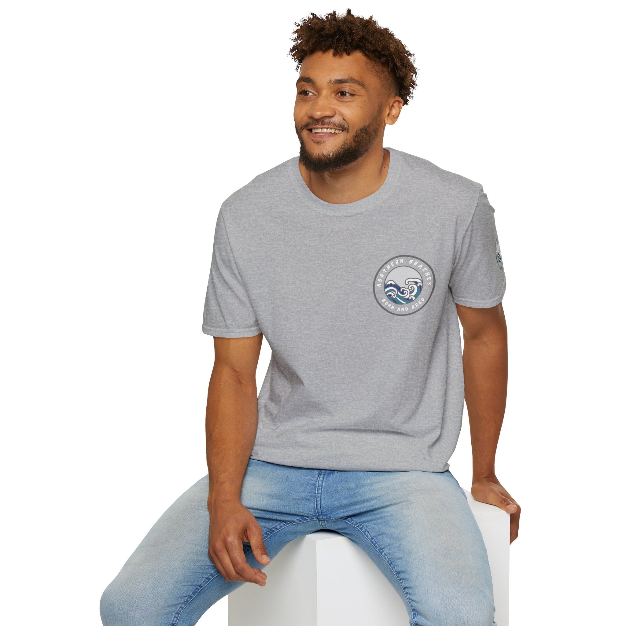 Northern Beaches Born and Bred Unisex T-Shirt Printify