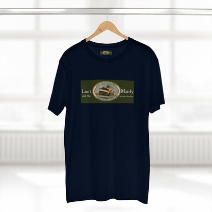 Lost Manly T-Shirt Original Lost Manly Trademark Custom Logo Limited Edition - Lost Manly Shop