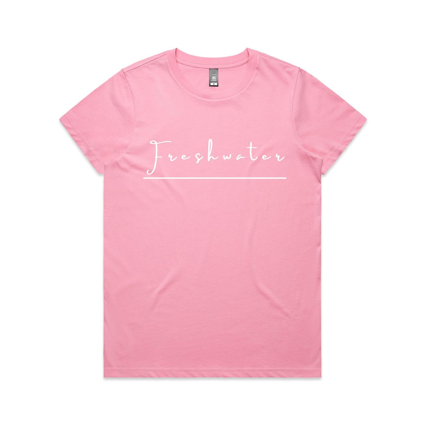 Lost Manly Custom Freshwater Beach Logo Edition AS Colour Women's Maple Tee - Lost Manly Shop