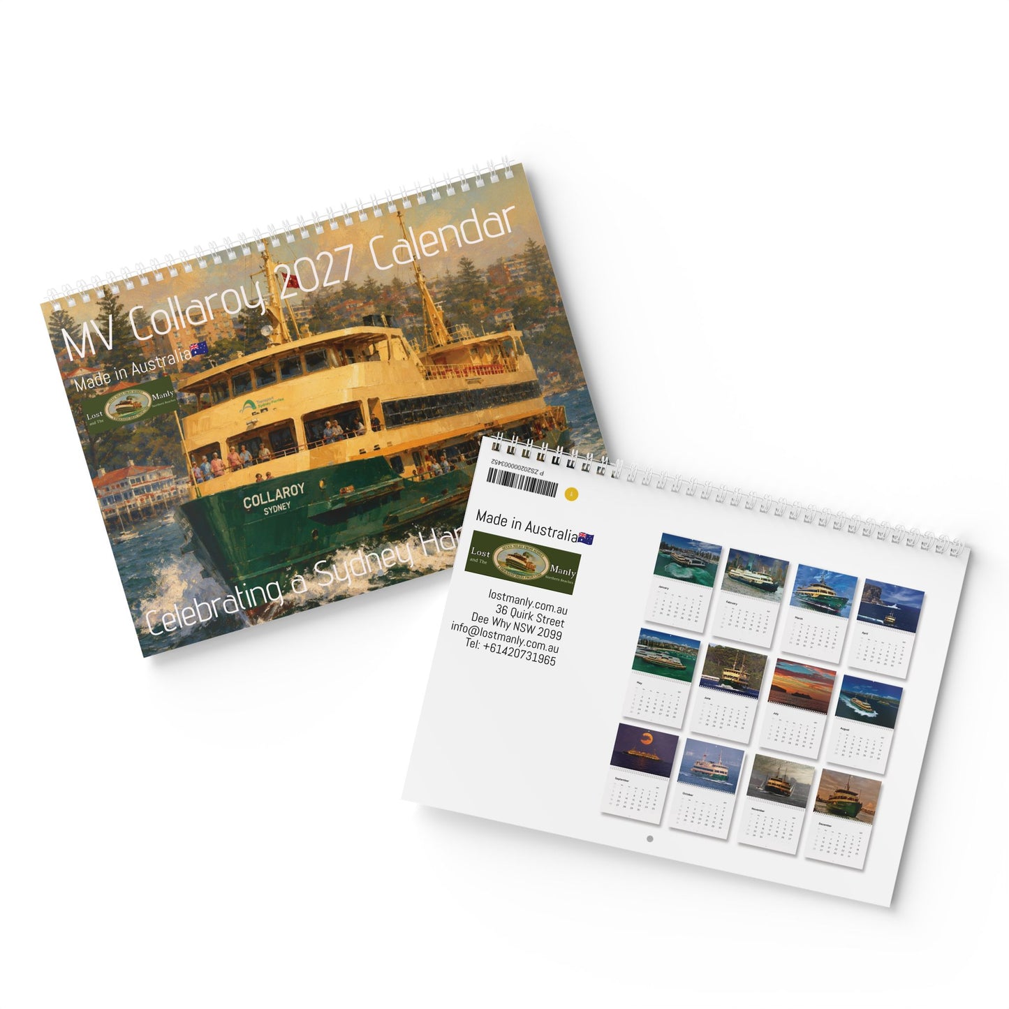 MV Collaroy 2027 Wall Calendar – Celebrating a Sydney Harbour Icon