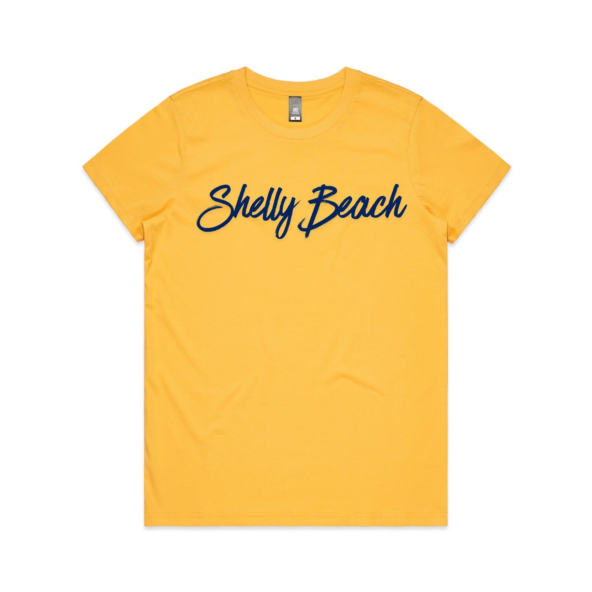 Lost Manly Custom Shelly Beach Logo Edition AS Colour Women's Maple Tee - Lost Manly Shop