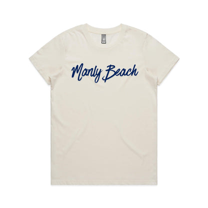 Lost Manly Custom Manly Beach Logo Edition AS Colour Women's Maple Tee - Lost Manly Shop