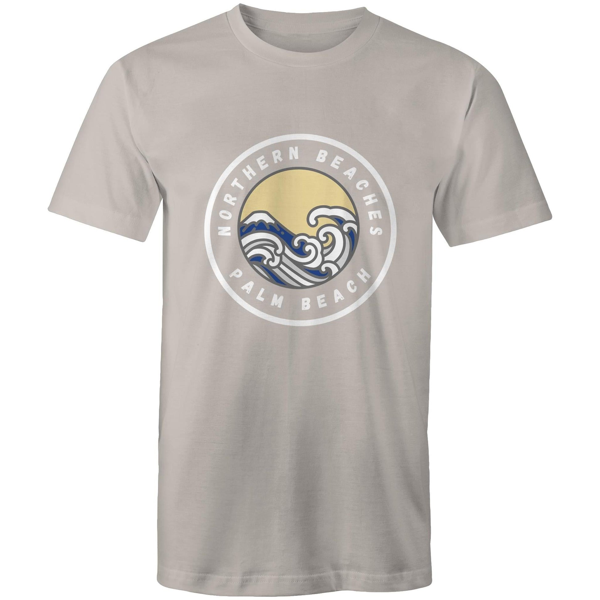 AS Colour Staple - Mens T-Shirt Palm Beach logo front - Lost Manly Shop