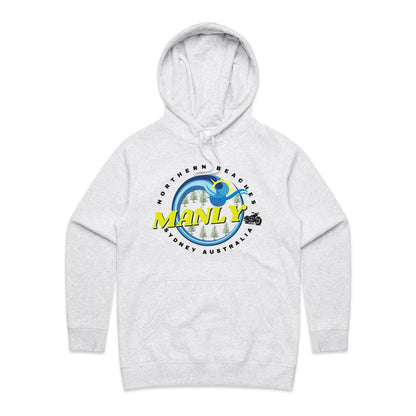 Lost Manly custom logo The Manly Barry AS Colour - Women's Supply Hood - Lost Manly Shop