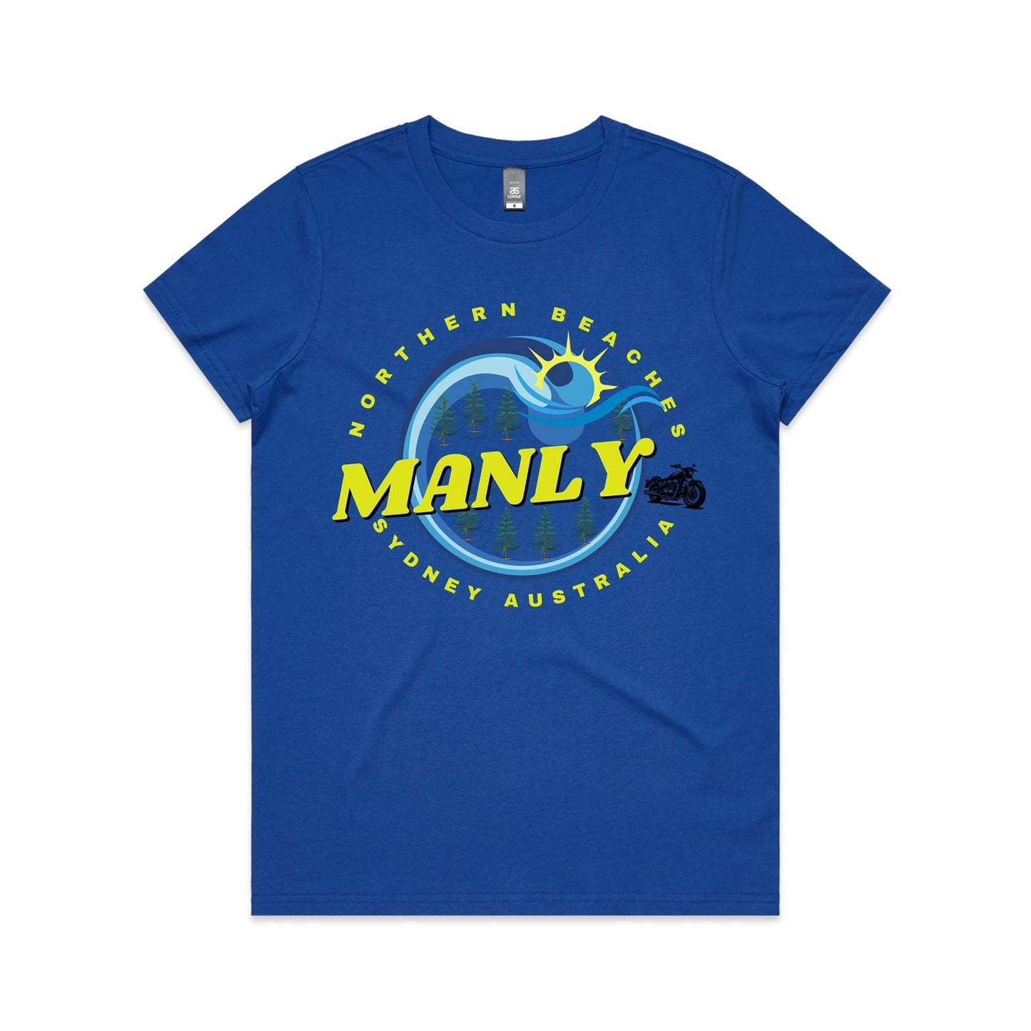 Lost Manly custom logo The Manly Barry AS Colour Women's Maple Tee - Lost Manly Shop