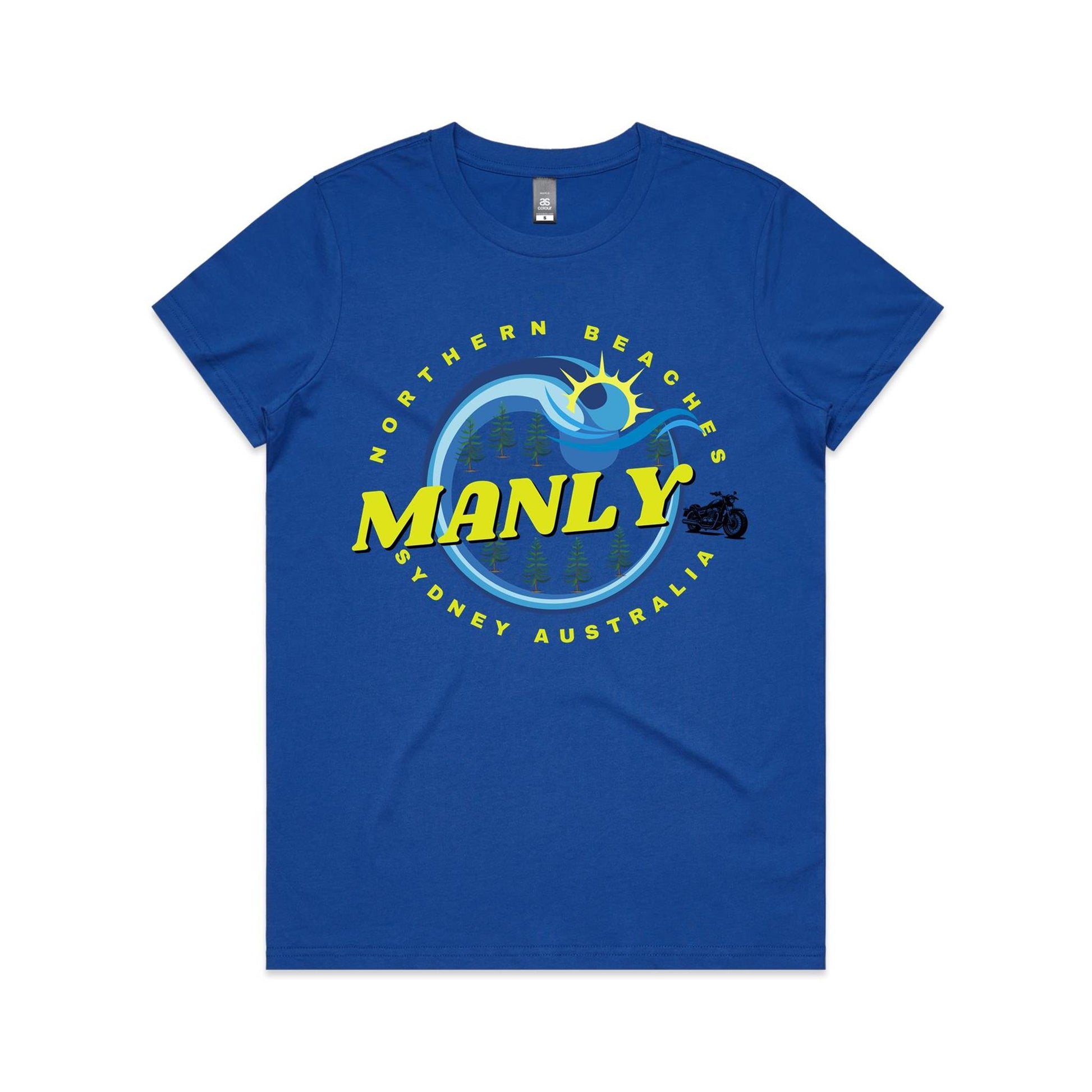 Lost Manly custom logo The Manly Barry AS Colour Women's Maple Tee - Lost Manly Shop