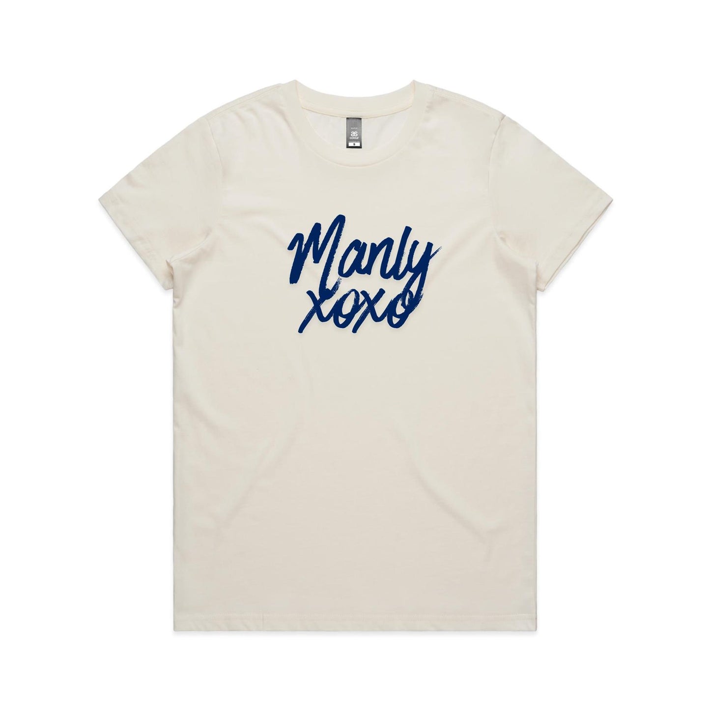 Lost Manly Manly xoxo Custom Logo Manly xoxo Edition AS Colour Women's Maple Tee