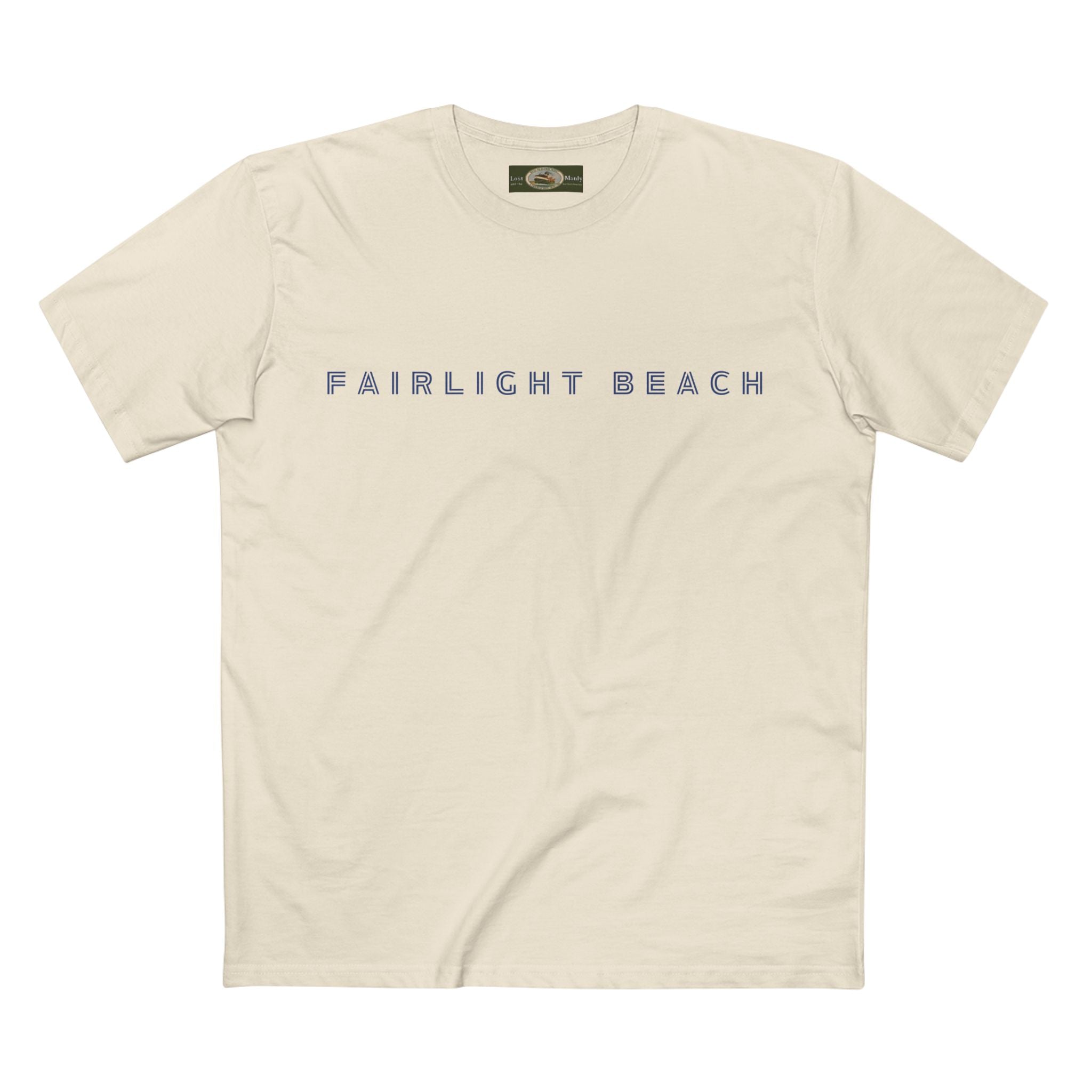 Fairlight Beach Northern Beaches Sydney Australia Printed Logo T-Shirt Printify