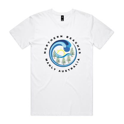 Lost Manly custom logo edition Manly AS Colour Staple Tee - Lost Manly Shop