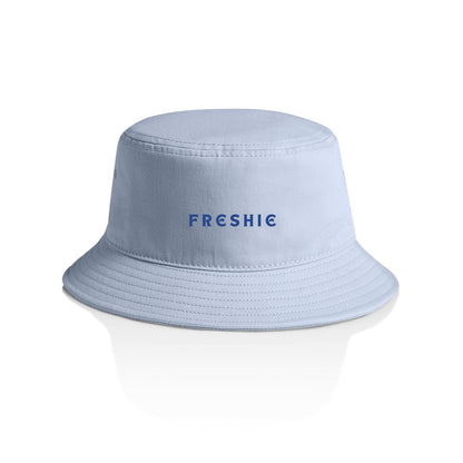 AS Colour Bucket Hat FRESHIE custom logo navy font 