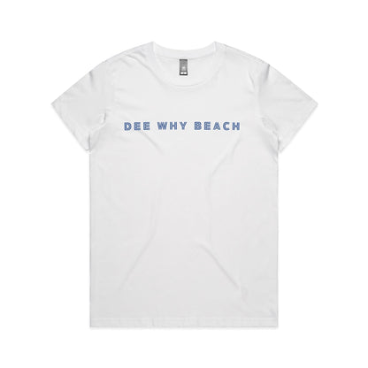 Dee Why Beach AS Colour Women's Maple Tee 