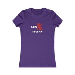 Gen X Rock On Tee - Women's Favorite Graphic T-Shirt, Retro Style, Gift for Gen Xers, Funny T-Shirt, Birthday Gift, Comfortable [...] 