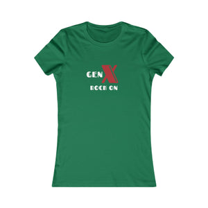 Gen X Rock On Tee - Women's Favorite Graphic T-Shirt, Retro Style, Gift for Gen Xers, Funny T-Shirt, Birthday Gift, Comfortable [...] 