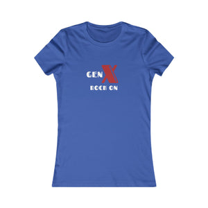 Gen X Rock On Tee - Women's Favorite Graphic T-Shirt, Retro Style, Gift for Gen Xers, Funny T-Shirt, Birthday Gift, Comfortable [...] 