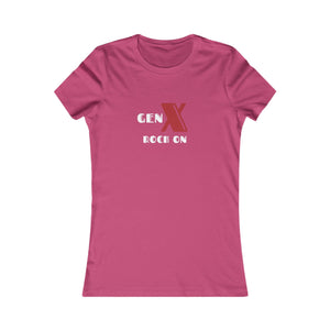 Gen X Rock On Tee - Women's Favorite Graphic T-Shirt, Retro Style, Gift for Gen Xers, Funny T-Shirt, Birthday Gift, Comfortable [...] 