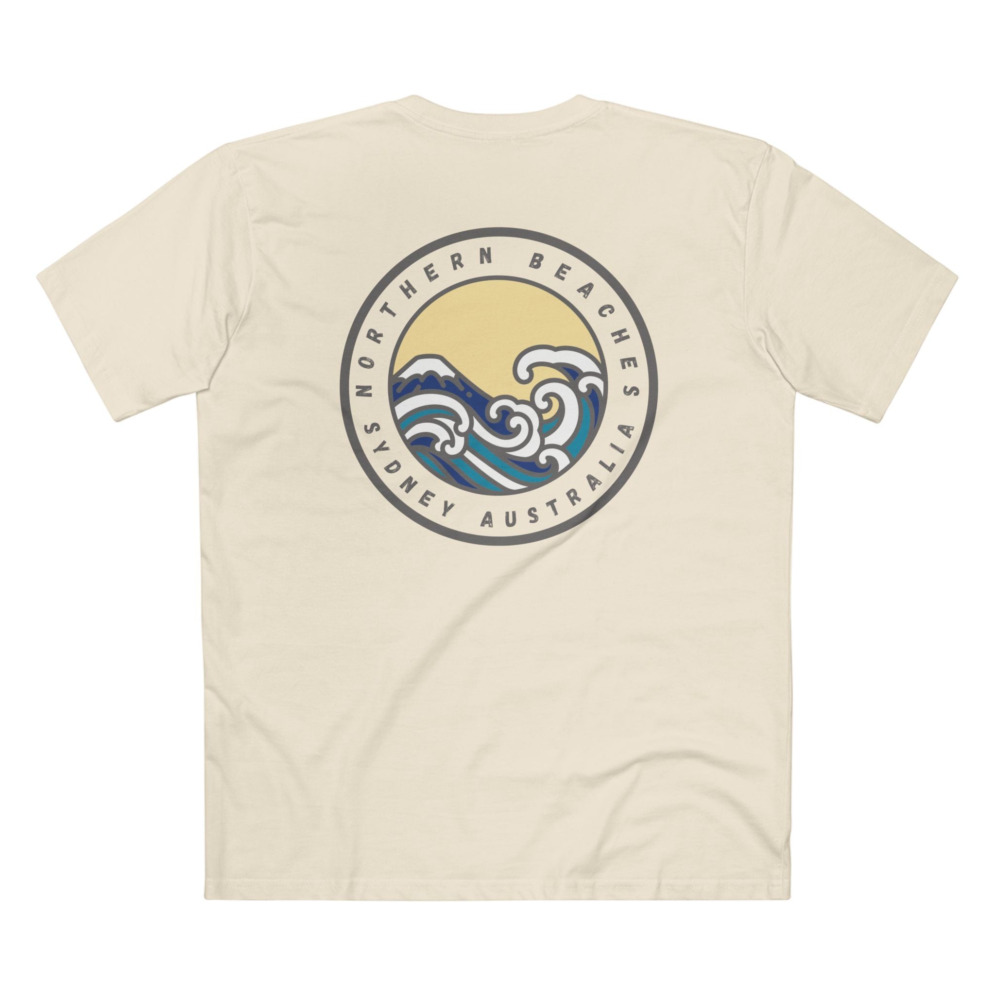 Northern Beaches front/back Logo Adult T-Shirt 