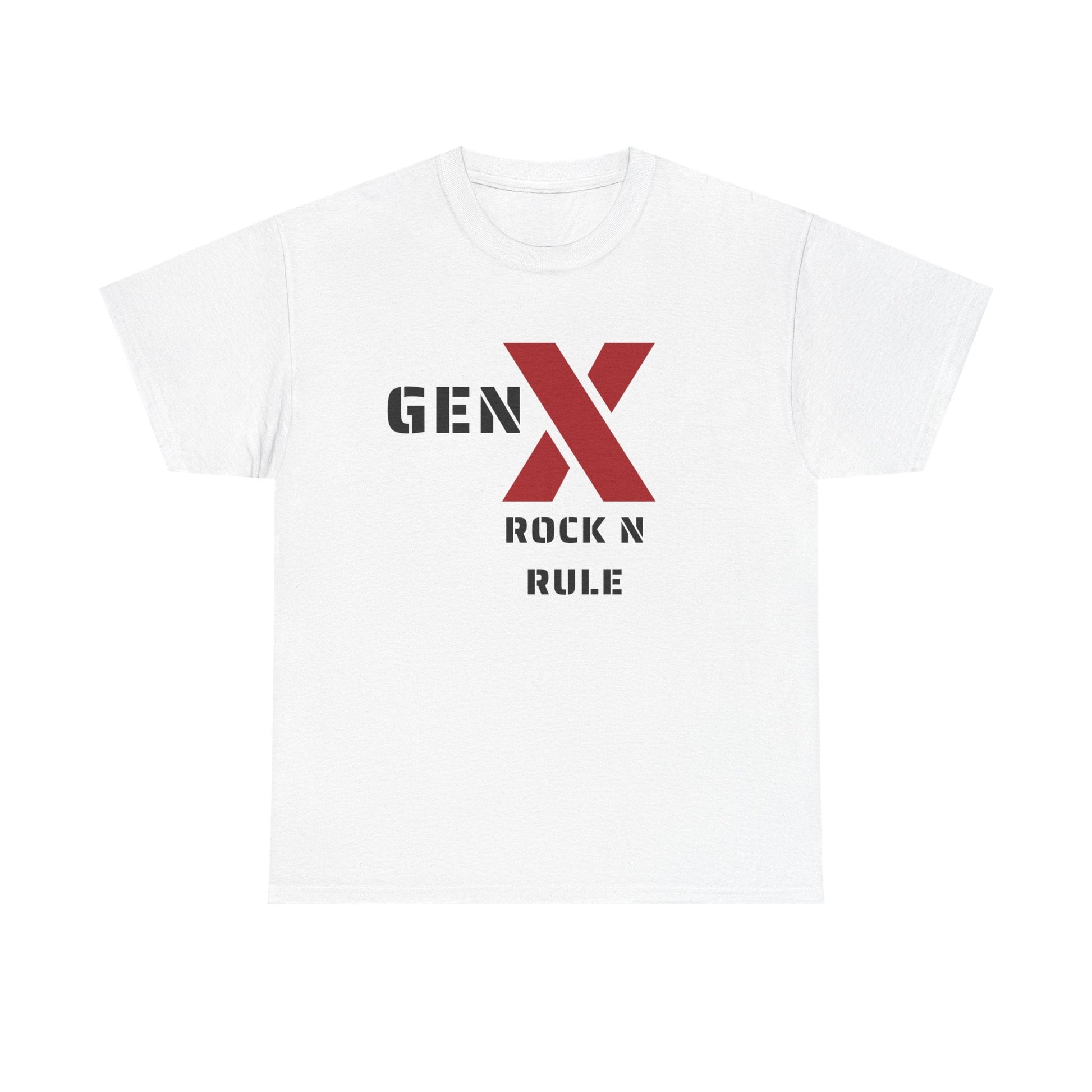 Gen X Rock N Rule Unisex Tee - Vintage Style Music T-Shirt, Casual Wear, Gift for Gen X, Music Lovers, Nostalgia Apparel 