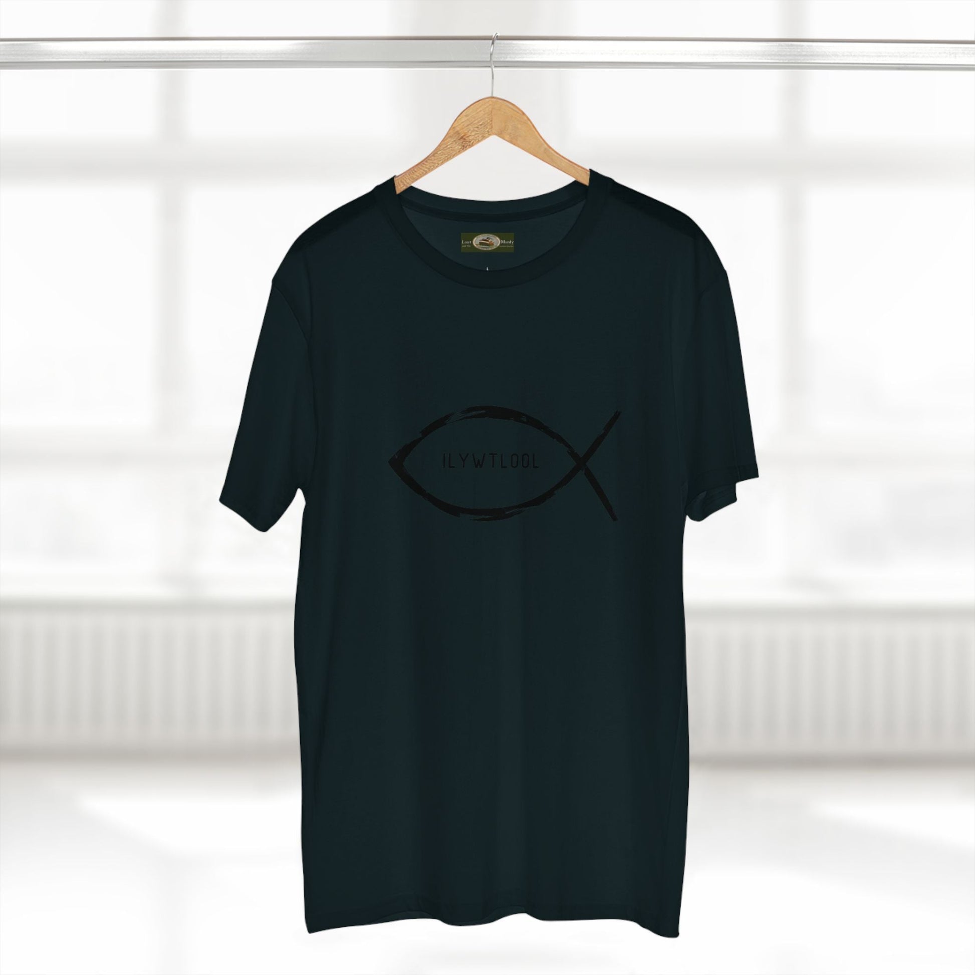 Christian Fish Acronym Adult Tee Printify