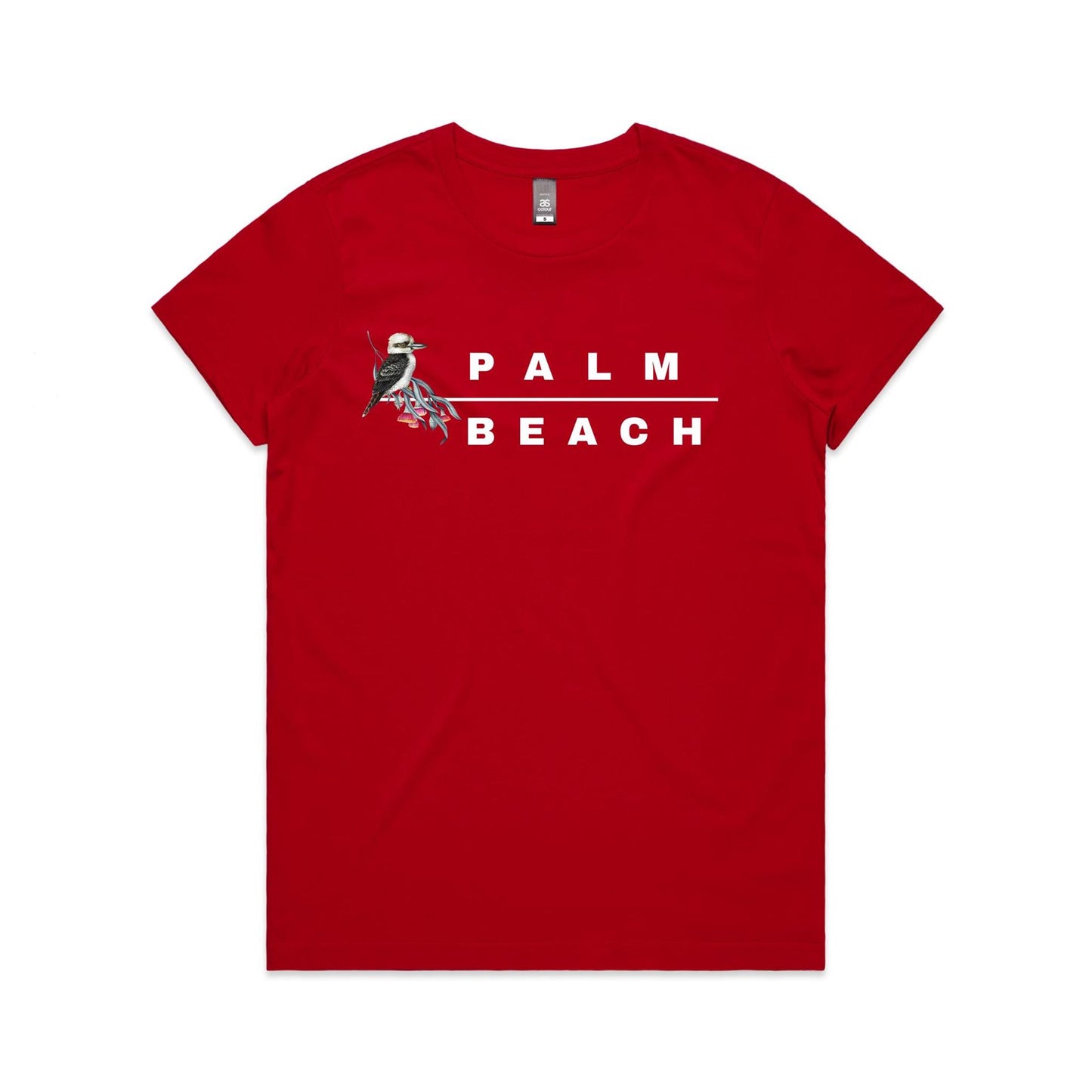 Lost Manly Custom Palm Beach Logo Limited Edition AS Colour Women's Maple Tee - Lost Manly Shop