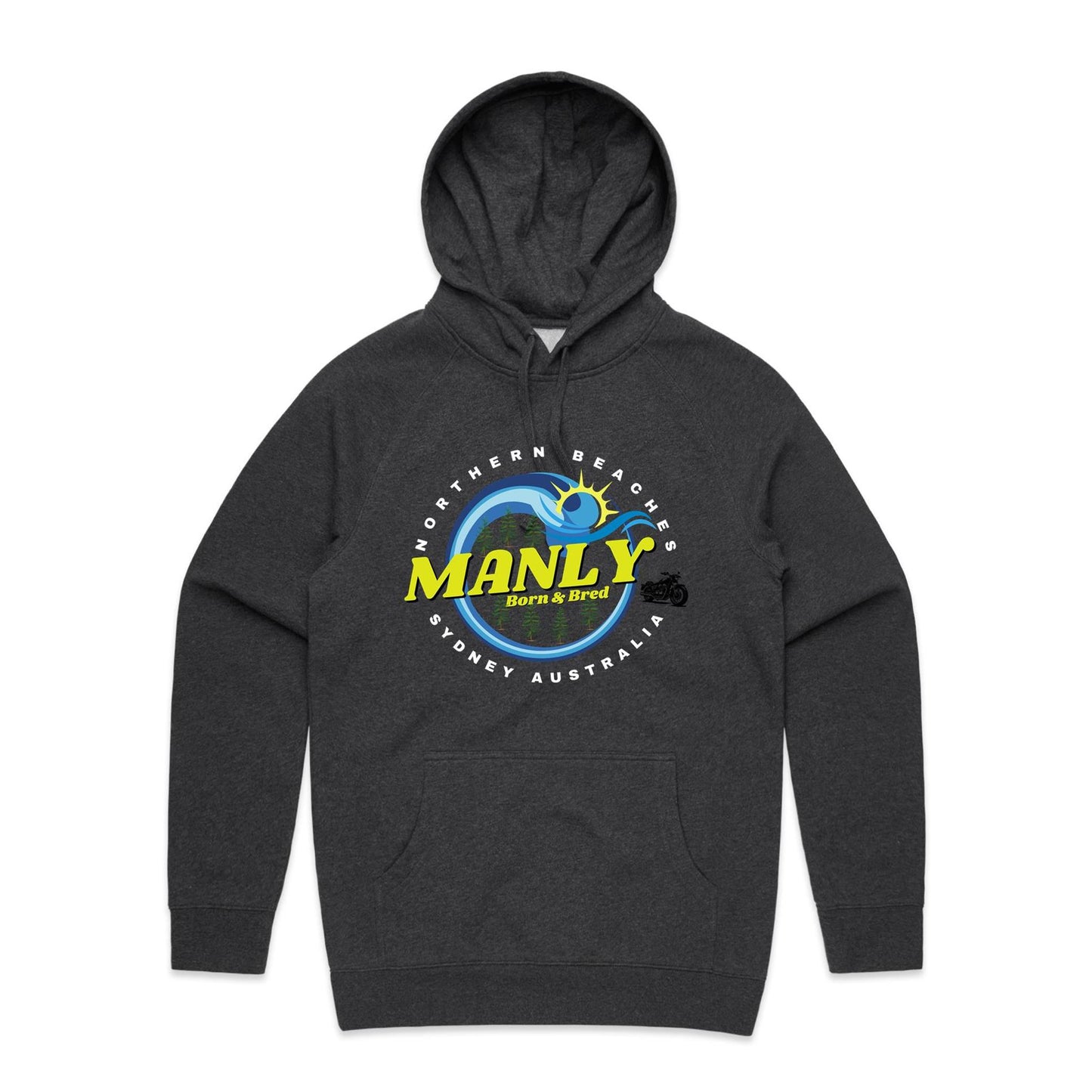 Lost Manly custom logo The Manly Barry born & Bred edition AS Colour - Supply Hood - Lost Manly Shop