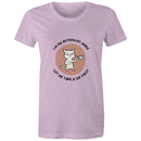 Maple Tee Need Coffee Logo Print 
