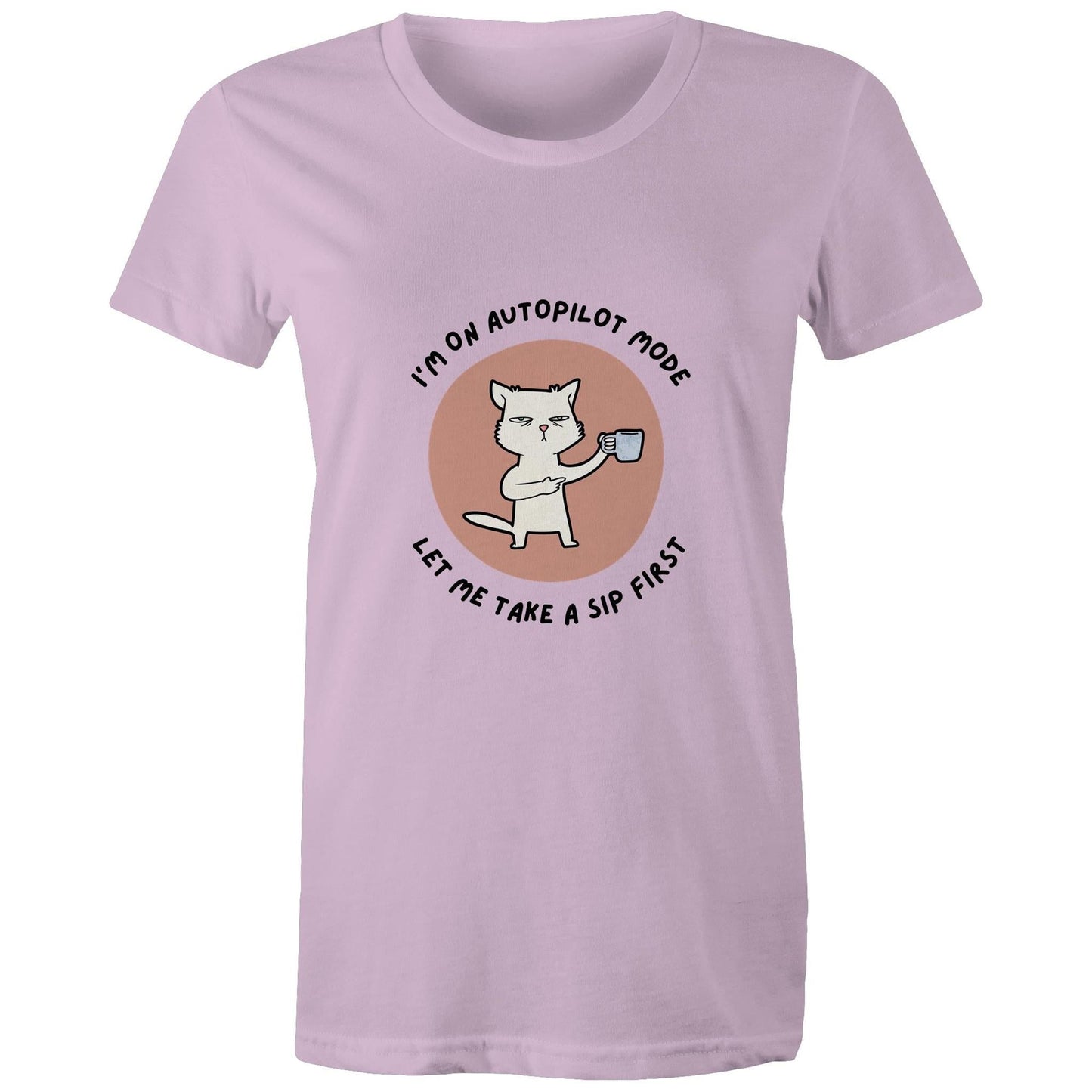 Maple Tee Need Coffee Logo Print 