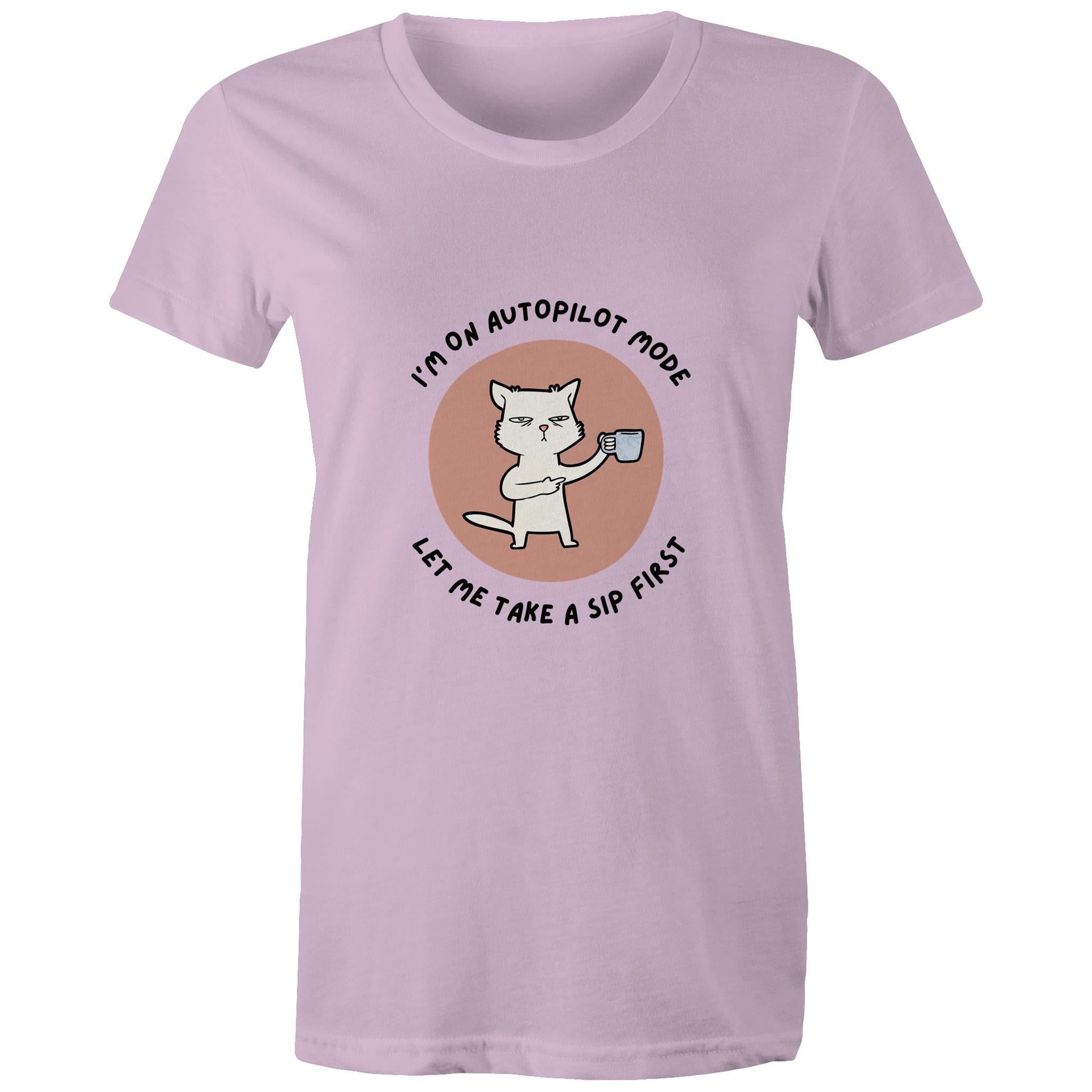 Maple Tee Need Coffee Logo Print 