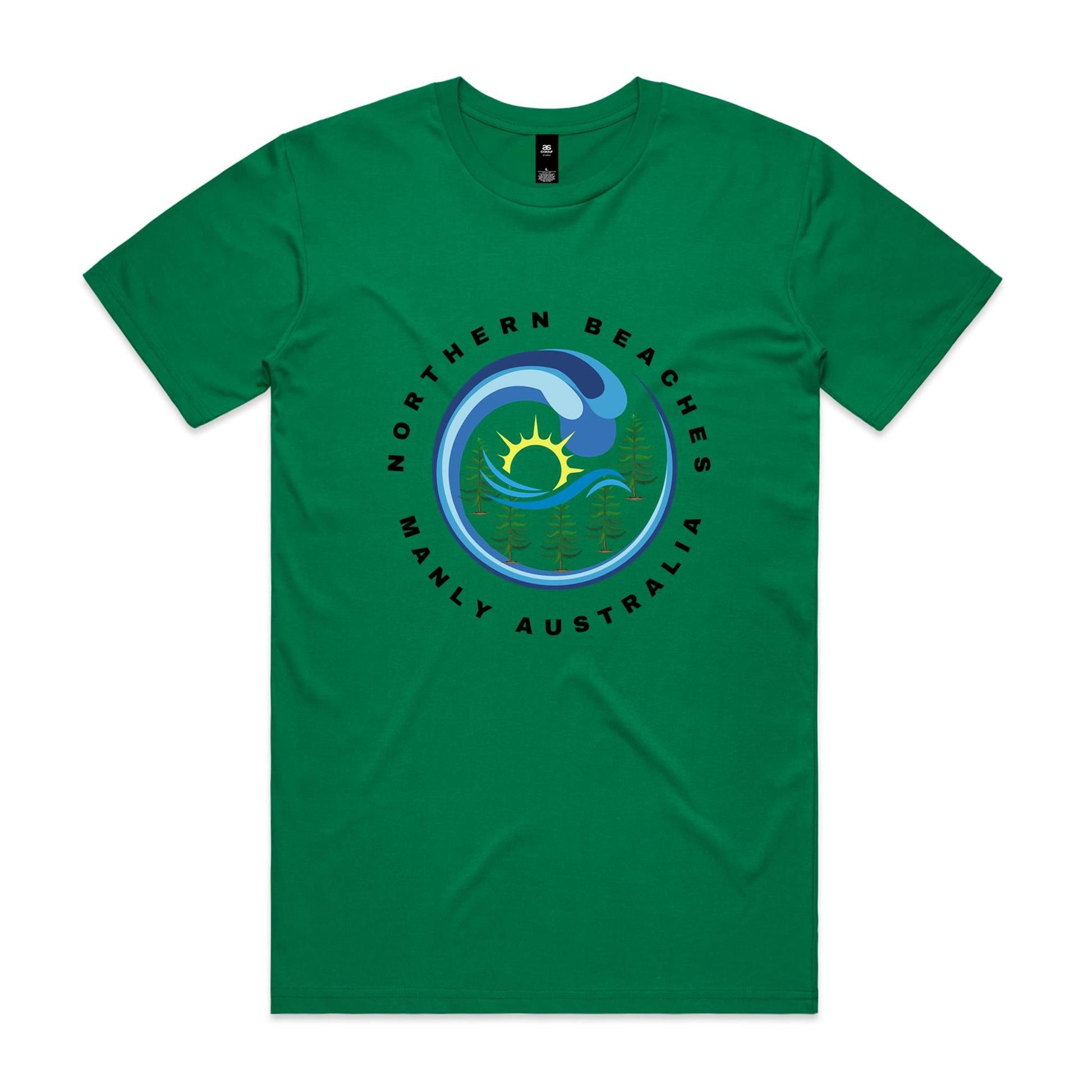 Lost Manly custom logo edition Manly AS Colour Staple Tee - Lost Manly Shop