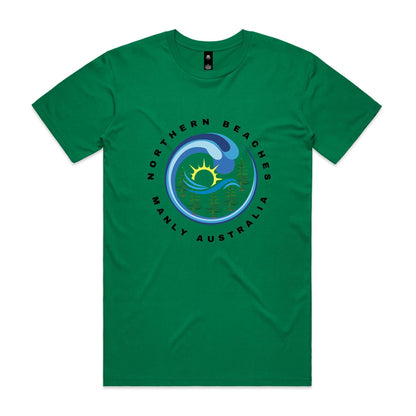 Lost Manly custom logo edition Manly AS Colour Staple Tee - Lost Manly Shop