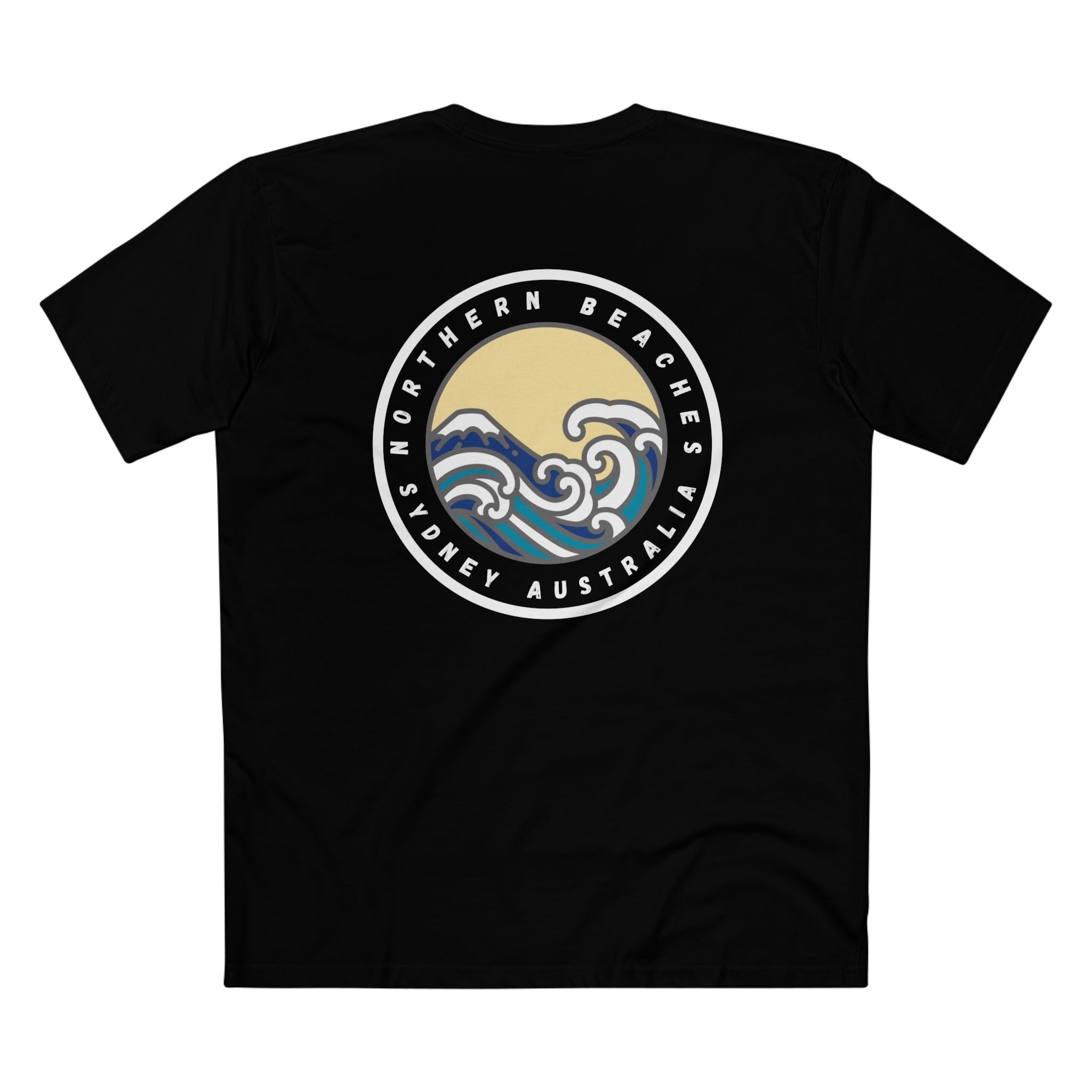 Northern Beaches front/back Logo Adult T-Shirt 
