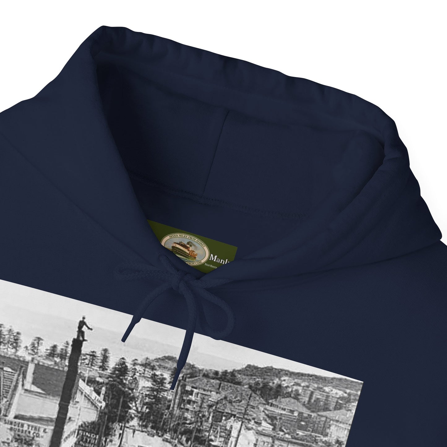 Lost Manly Custom Designed Vintage Print Hoodies - Front, Back or Both!