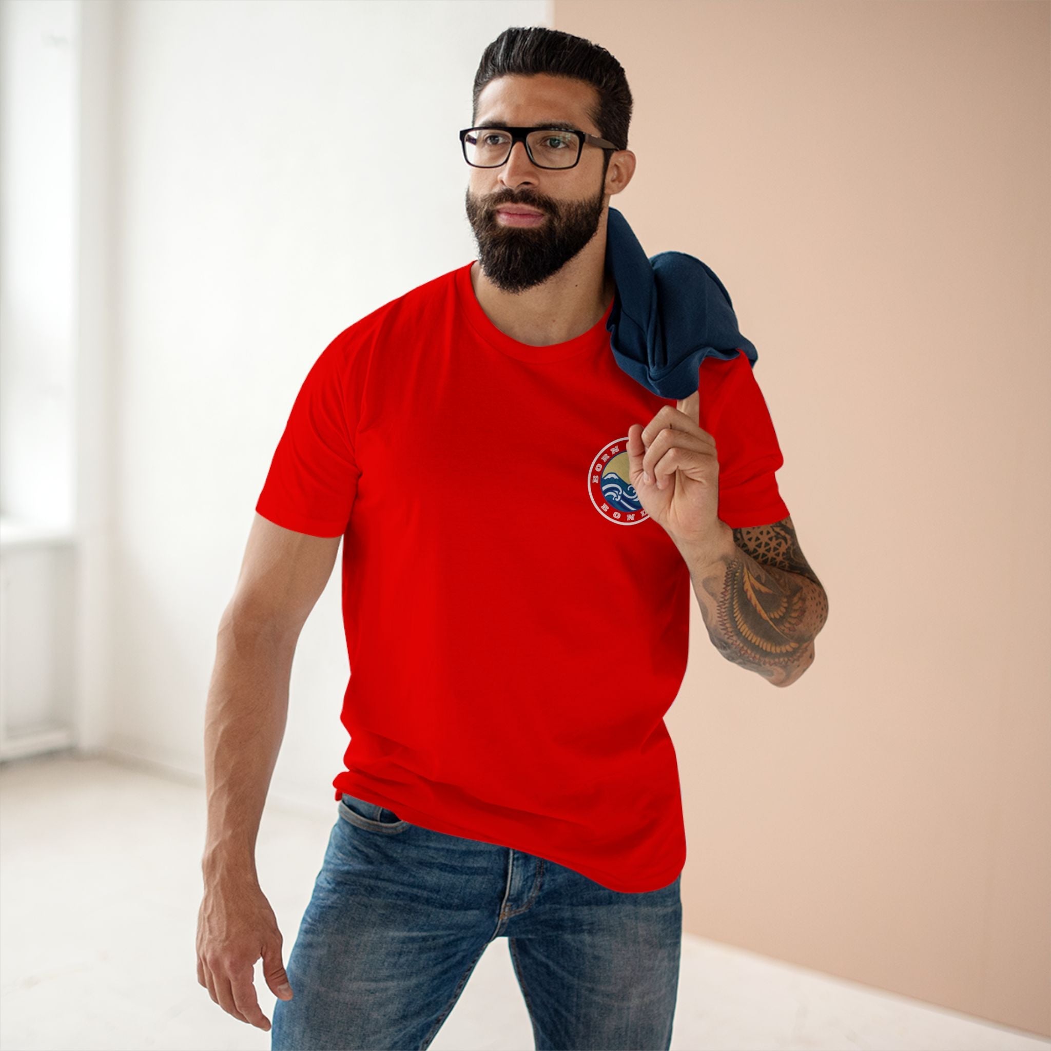 T-Shirt with free Canva custom logo printed front and back Bondi/Collaroy 