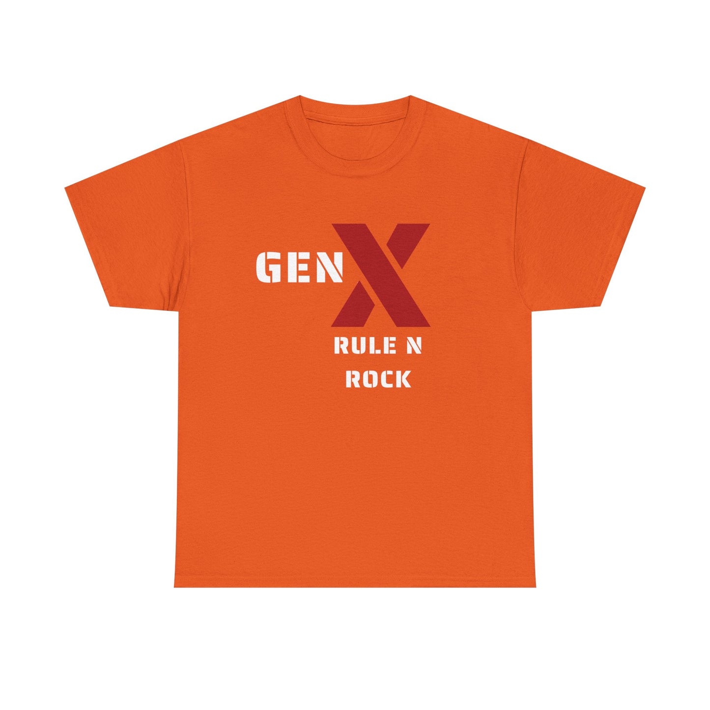 Gen X Rule N Rock Unisex Tee - Vintage Style Music T-Shirt, Casual Wear, Gift for Gen X, Music Lovers, Nostalgia Apparel 