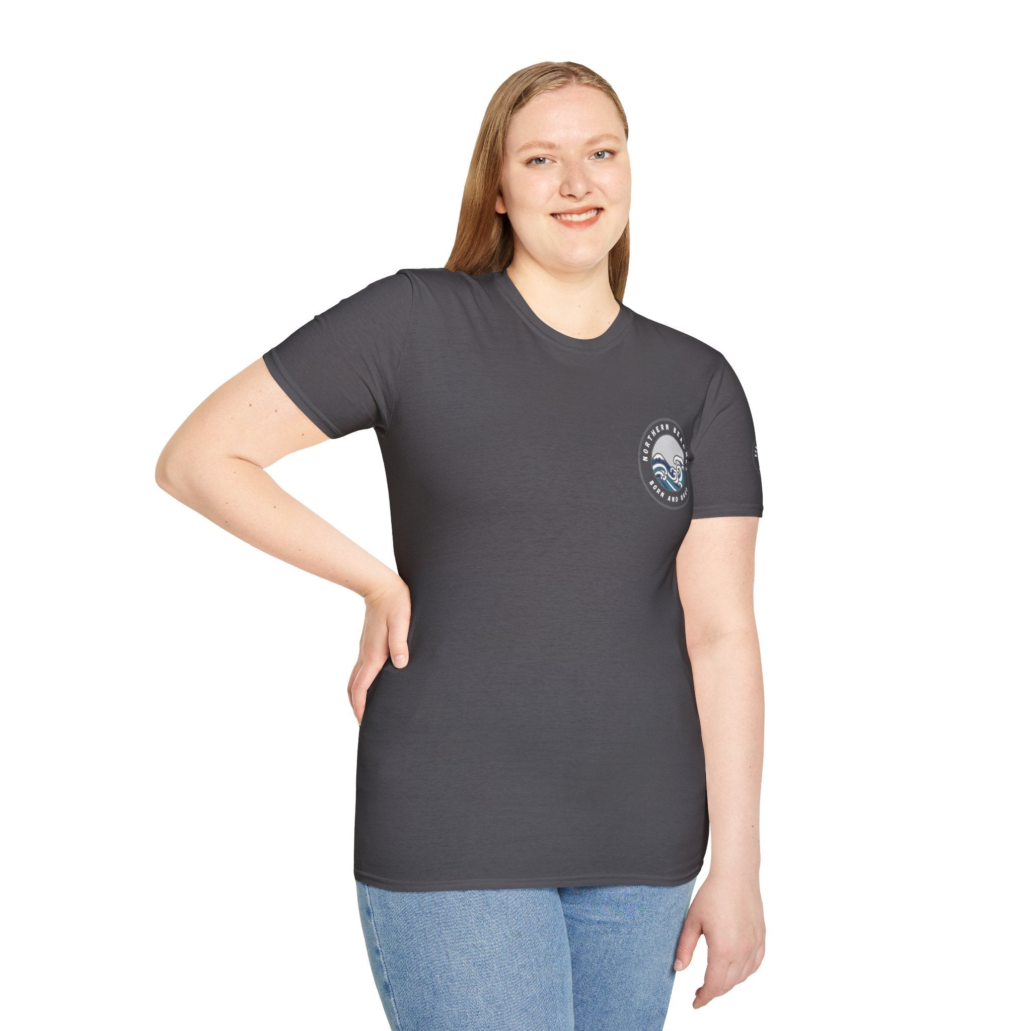 Northern Beaches Born and Bred Unisex T-Shirt Printify