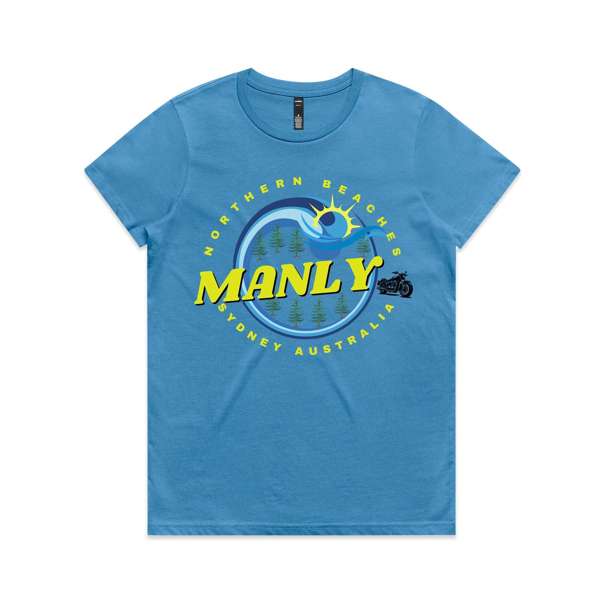 Lost Manly custom logo The Manly Barry AS Colour Women's Maple Tee - Lost Manly Shop
