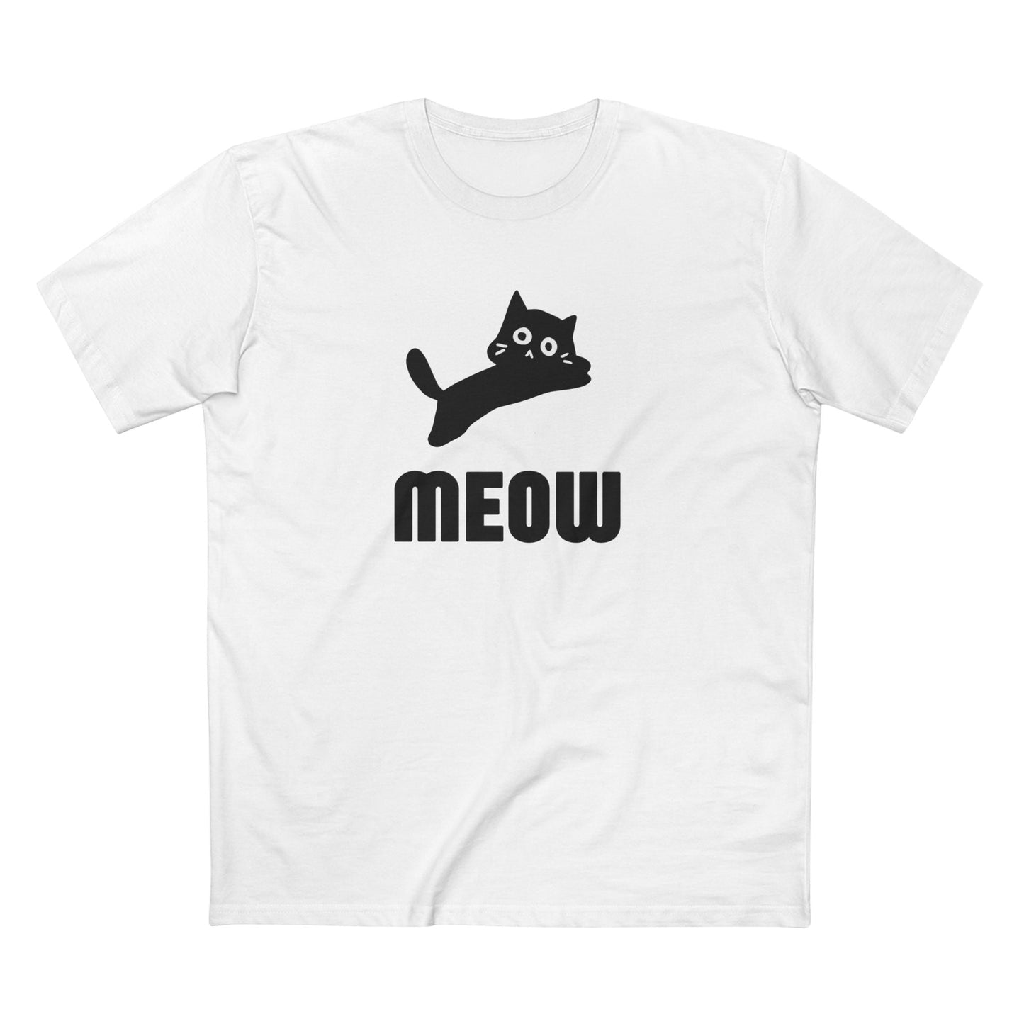 Meow Kitty Graphic Tee - Nostalgic Gen X T-Shirt, Vintage Style Tee, Gift for Generation X, Casual Wear, Retro Shirt 