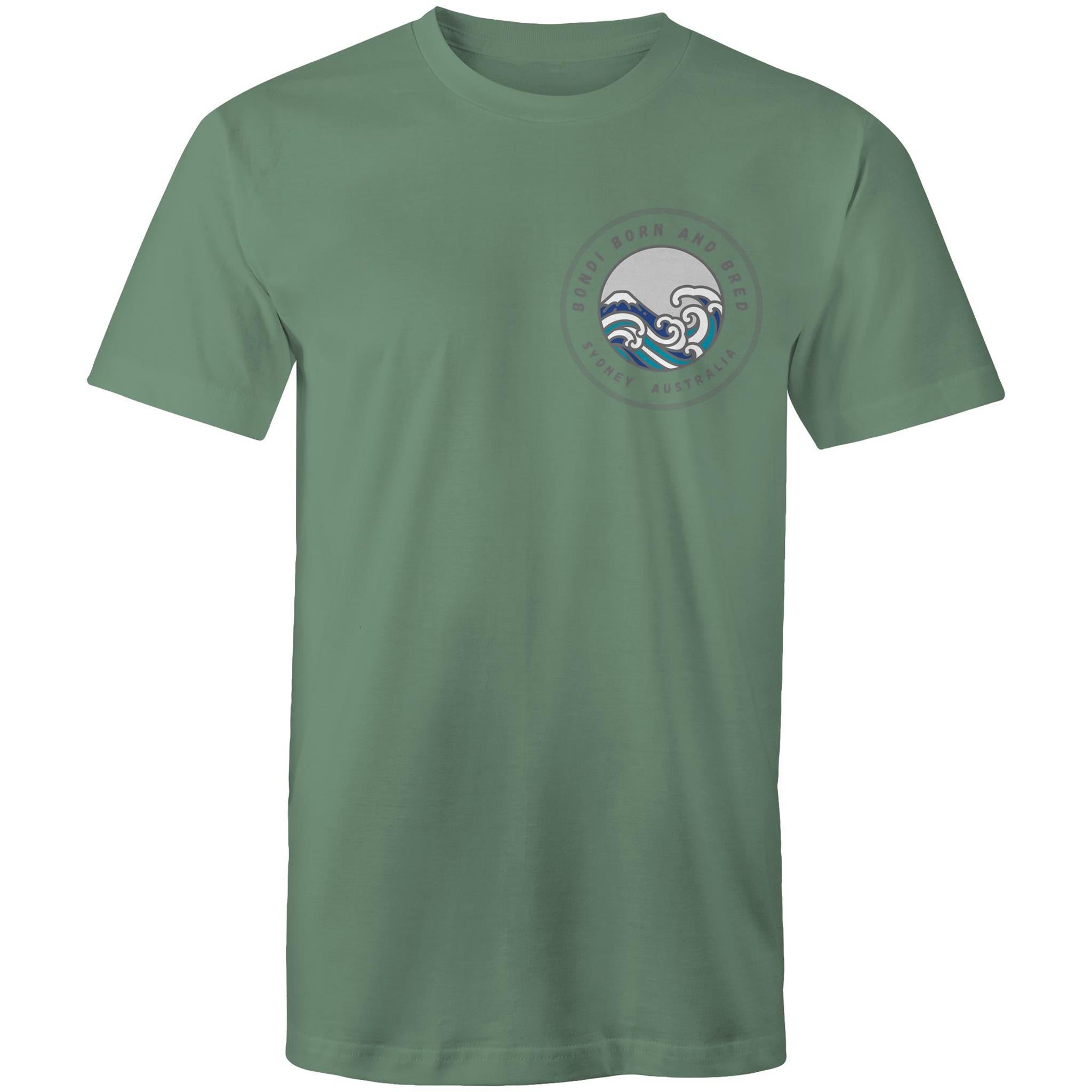 AS Colour Staple - Mens T-Shirt Bondi Born and Bred custom logo front Ogo Merch