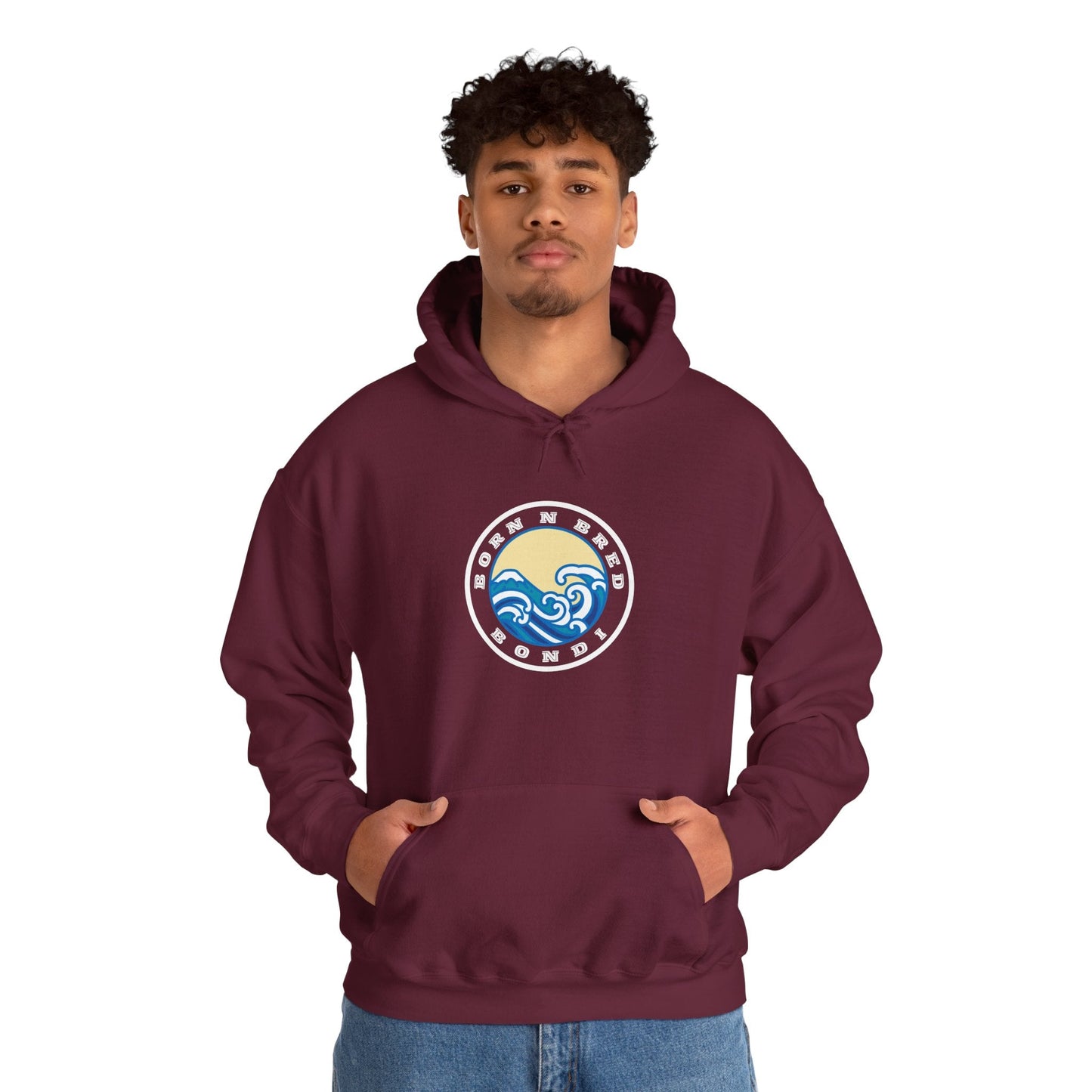 Hoodie custom 2x logo Bondi bnb/Bilgola 