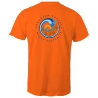 Northern Beaches Manly Australia front and back logo on AS Colour Staple Cotton Adult T-Shirt Ogo Merch