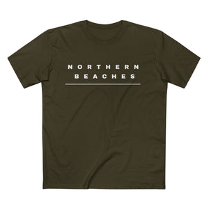 Northern Beaches front/back Logo Adult T-Shirt 