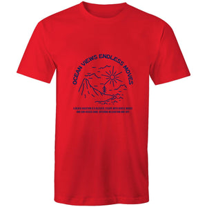 Mens T-Shirt Ocean Views Endless Moves 
