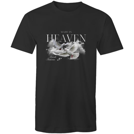 Mens T-Shirt Heaven custom logo 