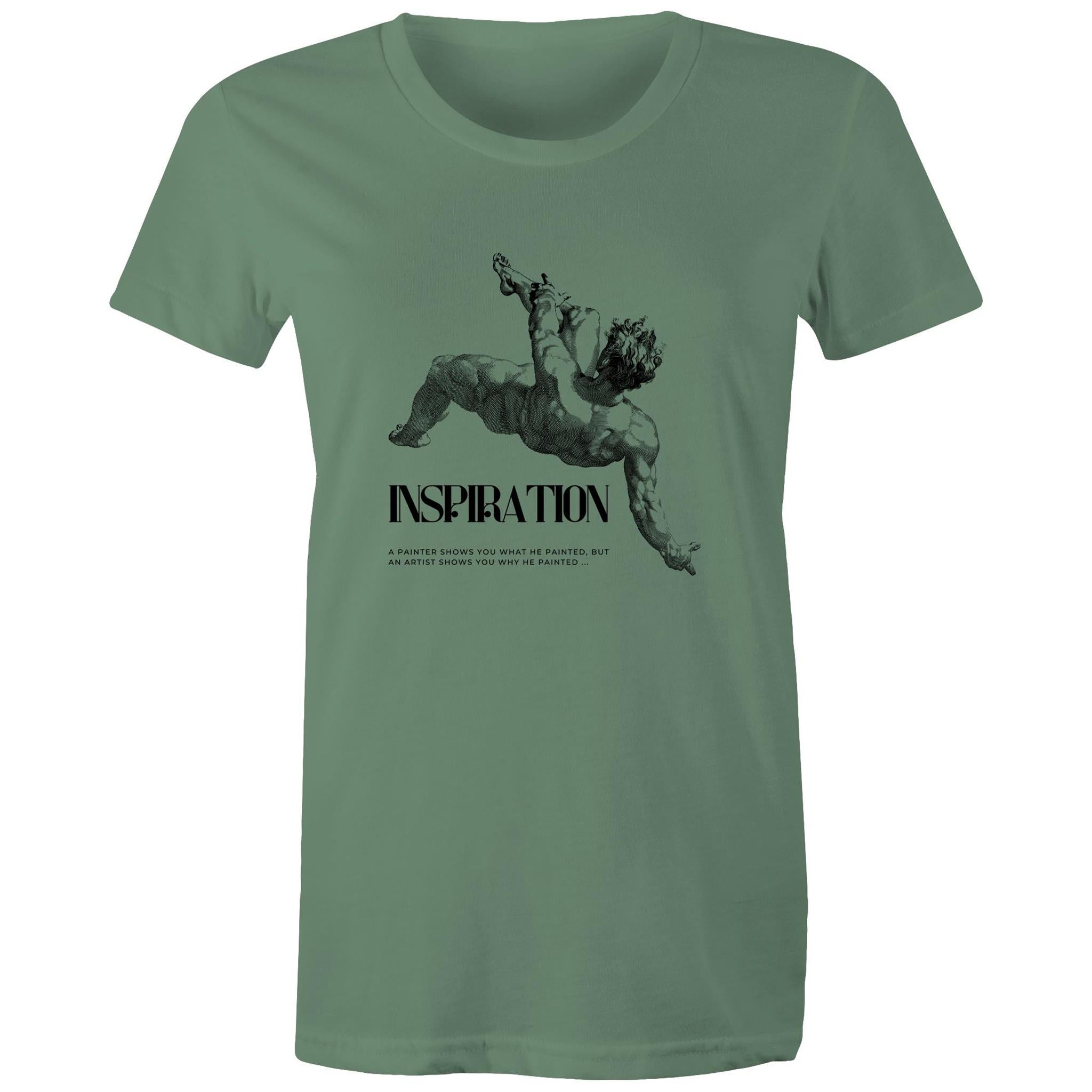 Women's Maple Tee Inspiration Print 