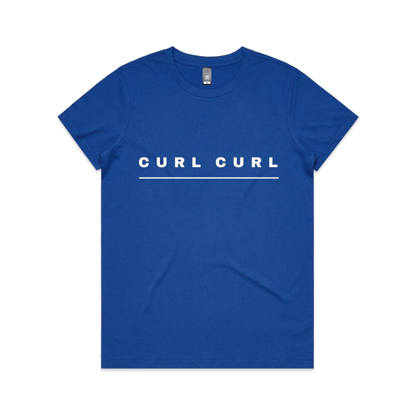 Lost Manly custom logo Curl Curl edition AS Colour Women's Maple Tee - Lost Manly Shop