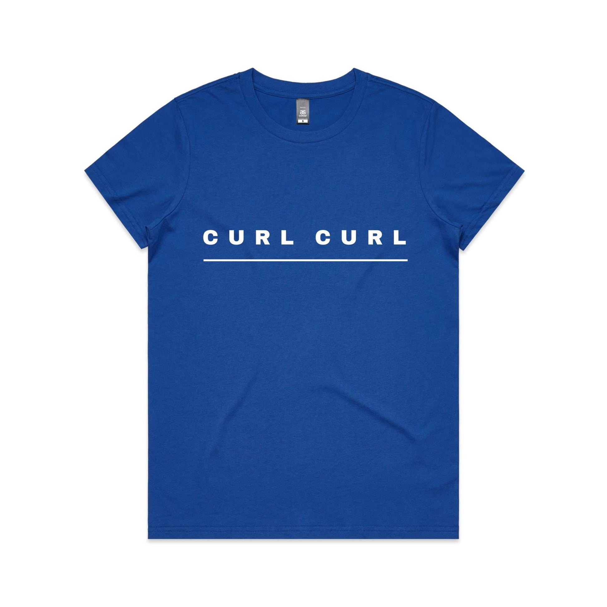 Lost Manly custom logo Curl Curl edition AS Colour Women's Maple Tee - Lost Manly Shop
