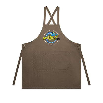 Lost Manly custom logo The Manly Barry Born & Bred edition AS Colour Carrie Apron - Lost Manly Shop